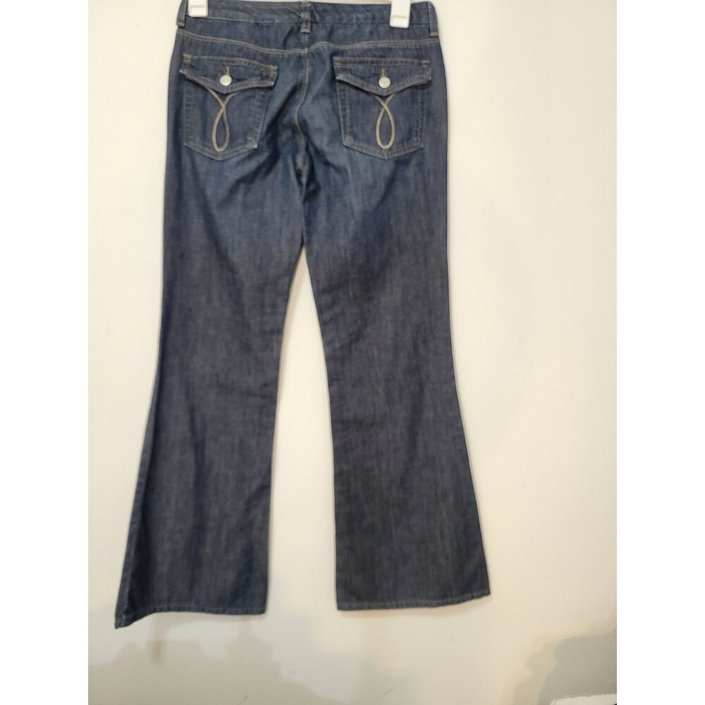 Calvin Klein Jeans Women's Size 30 Trouser 33 X 33.5" Dark Wash Flare Leg